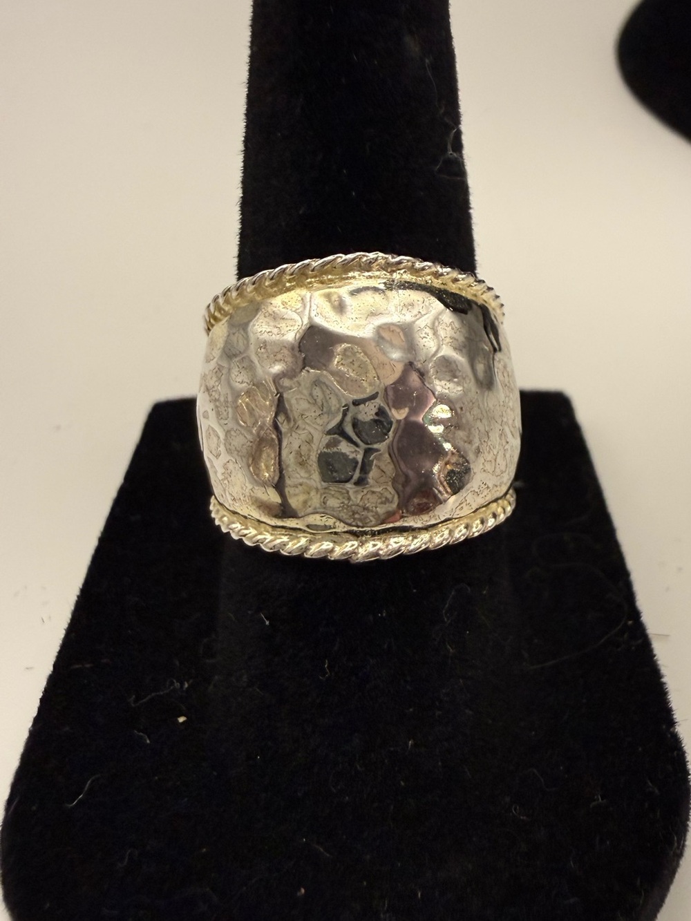 Sterling Silver wide band Ring